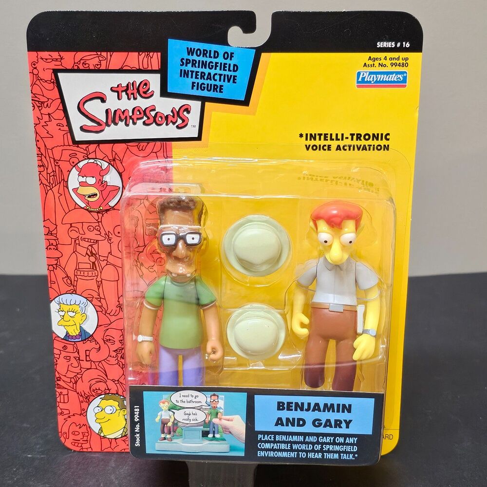 Benjamin Gary World of Springfield Simpsons Intelli-tronic Figure 2004 NIP 16